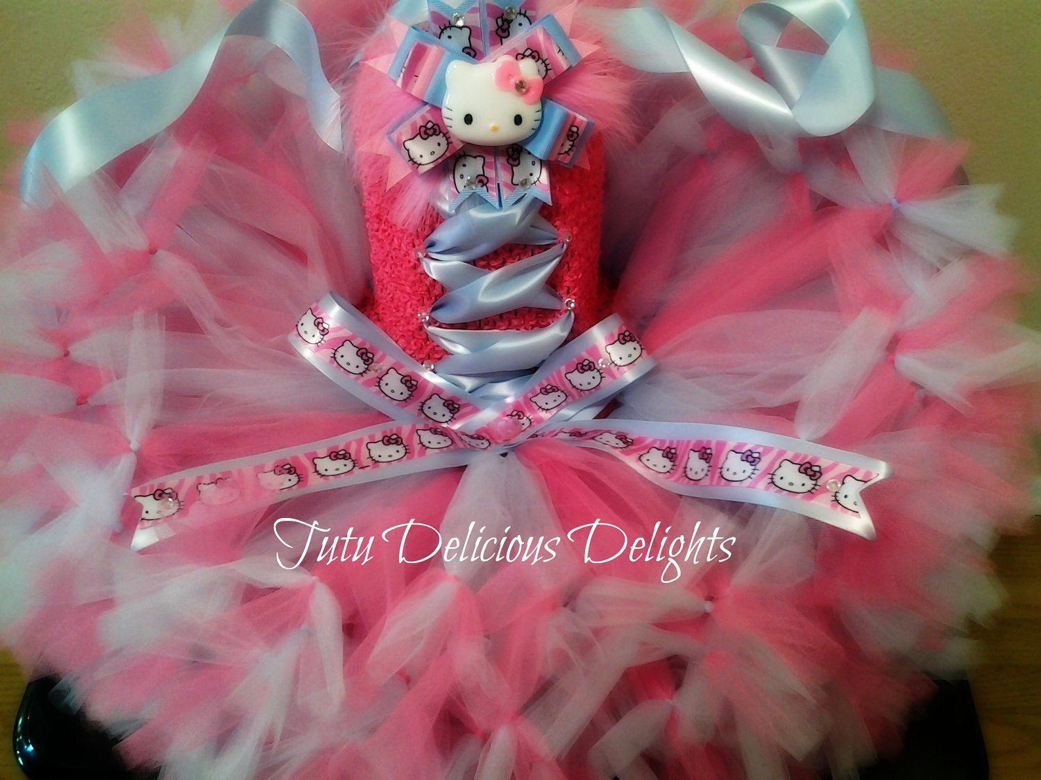 Hello Kitty Blue and Pink Petti Tutu Dress