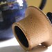 Blue Stoneware Teapot