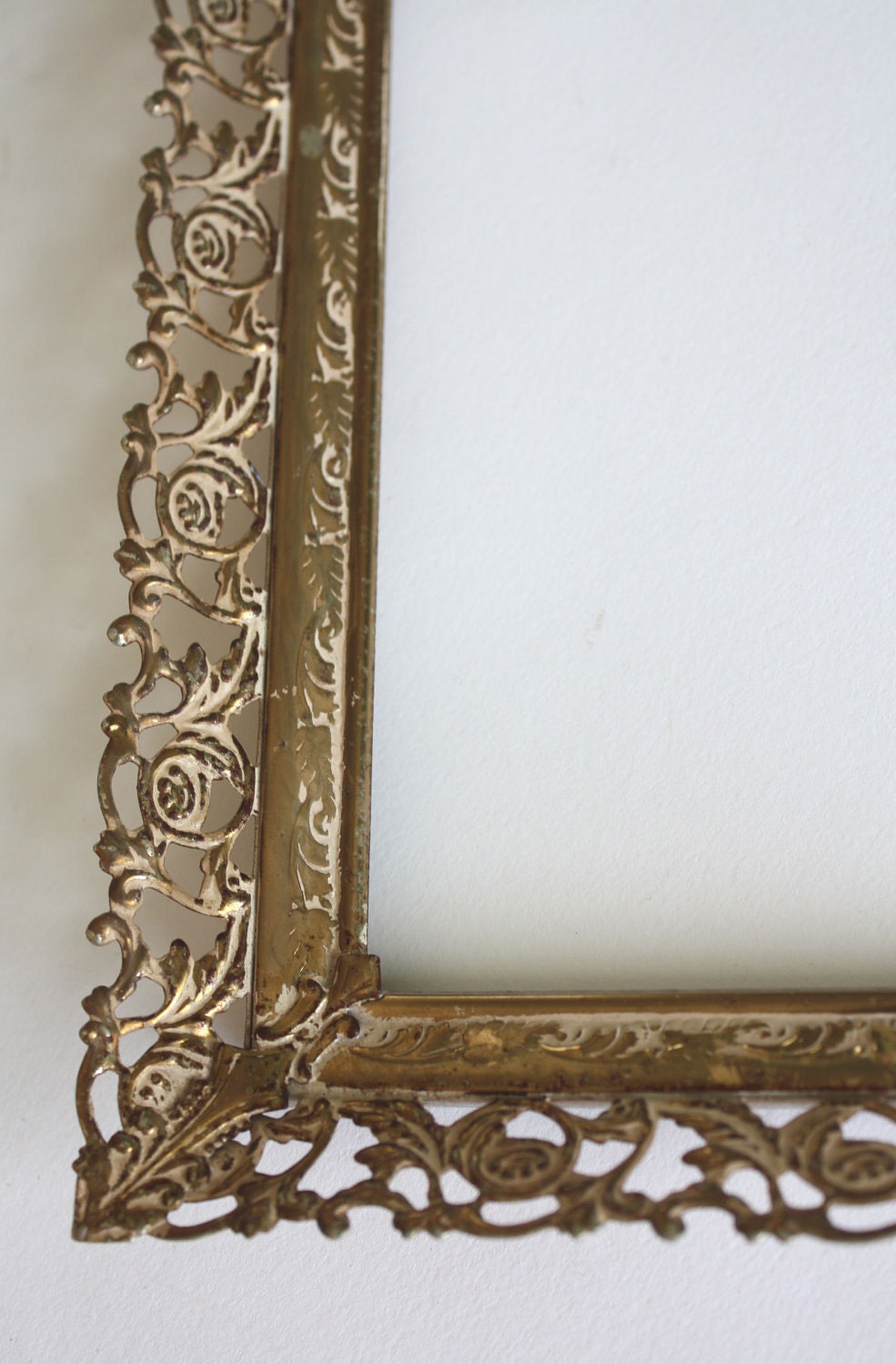 Vintage Gold Filigree Frame