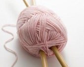 Knitting Needles, One Pair Straight Single Point Bamboo US Size 7, 4.5 mm, 9 inch length
