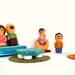 Needle Felted Retro Living-room Play Set- Natural Toys
