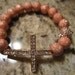 Sideways Cross Bracelet - Check out my other NEW listings.