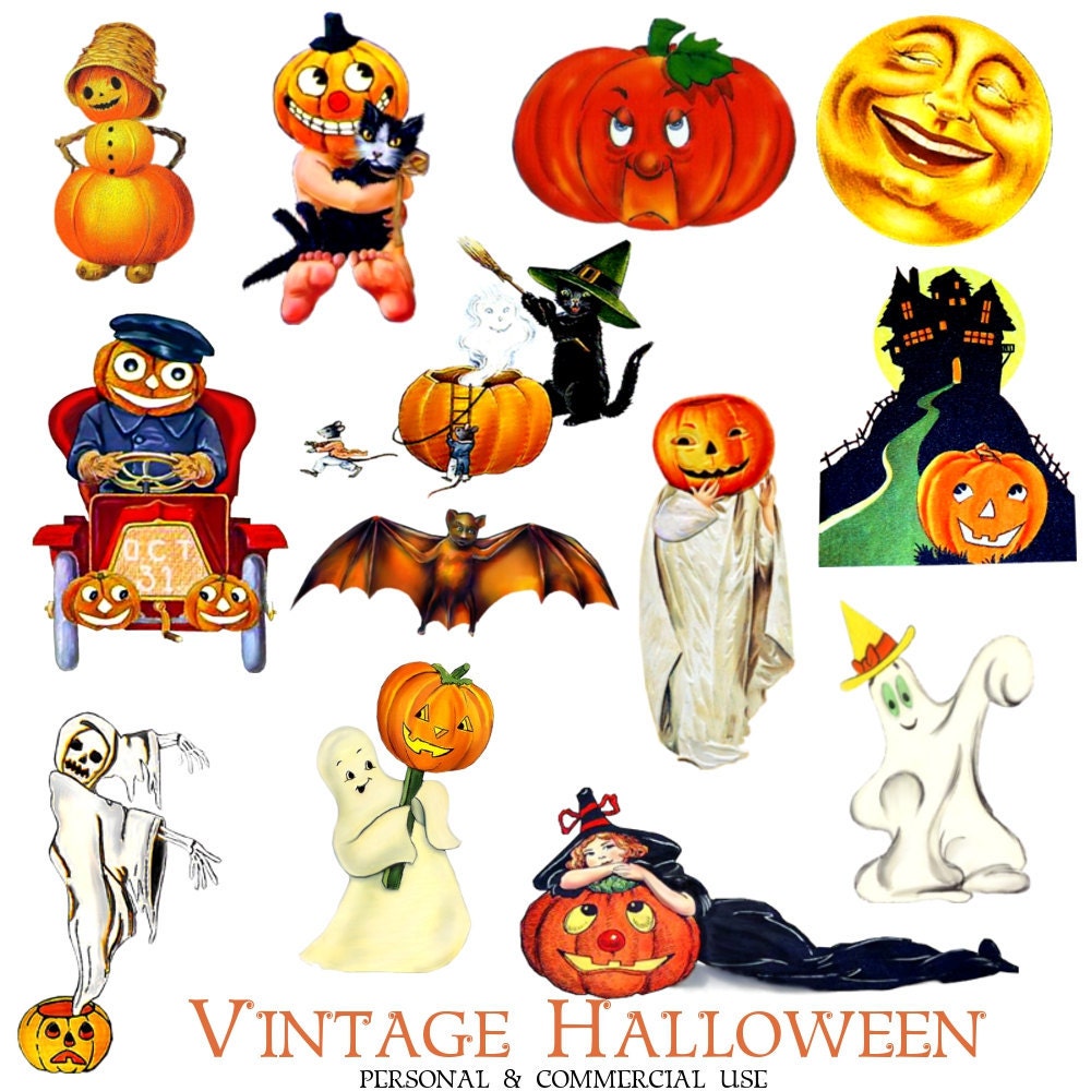 vintage clip art halloween - photo #10