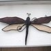 Handmade Stained Glass Dragonfly Suncatcher