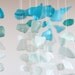 Sea Glass & Starfish Mobile - Ombre Blues