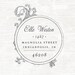 Custom Address Stamp, Wood handled Rubber Stamp, Calligraphy Stamp, Personalized Gift, Custom Address Rubber Stamp, Wedding