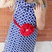 July 4th Navy Blue Modern Metro Circle Dress