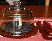 Cheese Tray with Stainless Steel Cheese Knife