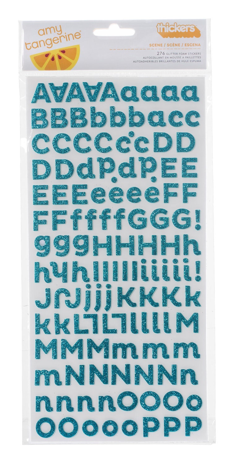 Amy Tangerine Sketchbook Cascade Scene Thickers - By American Crafts