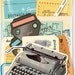 October Afternoon 9 to 5 Miscellany - Die cuts and Embellishments