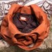 Tan Leather Hobo Satchel Tote / extra large in soft nappa leather / Made to order