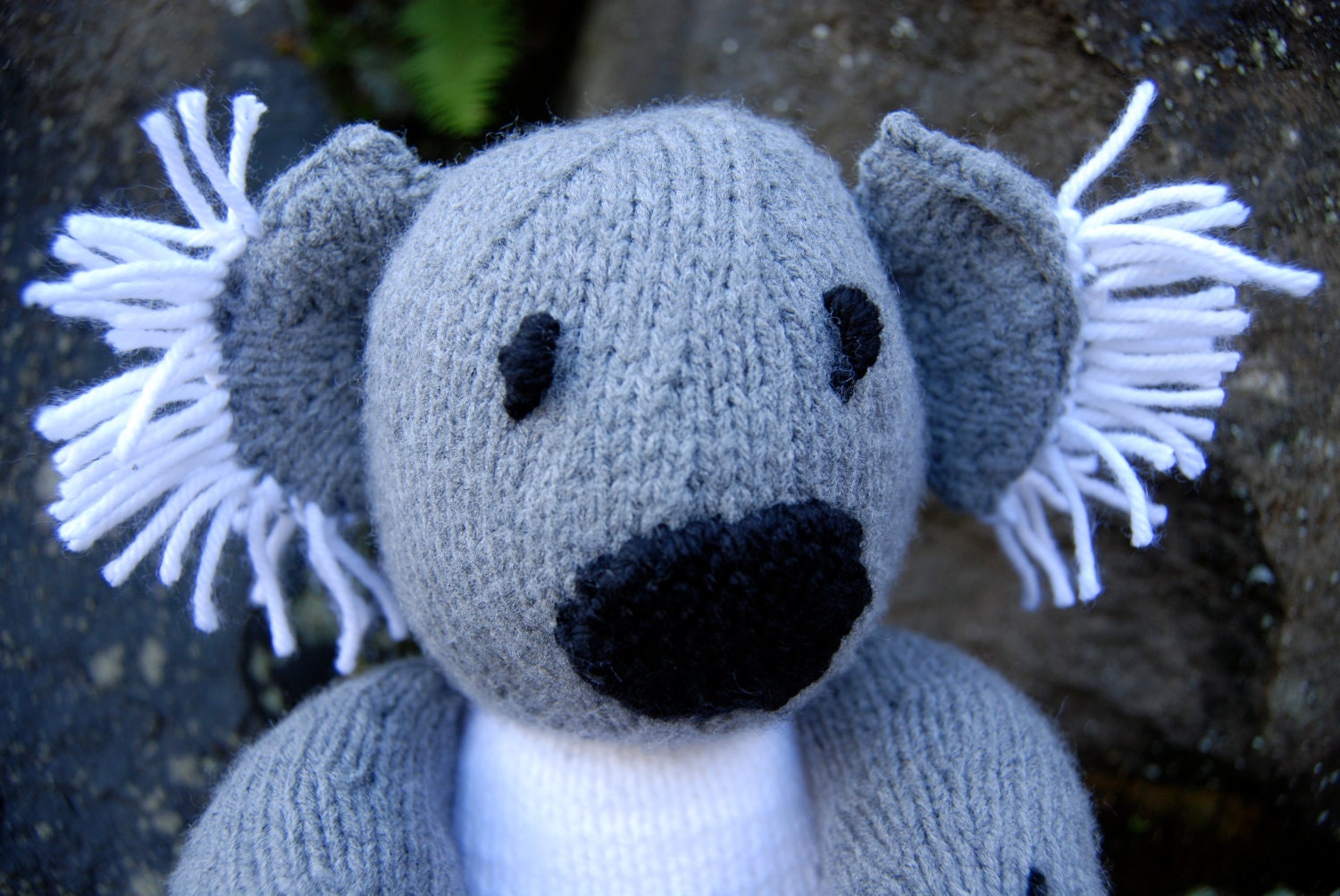 knitted koala toy