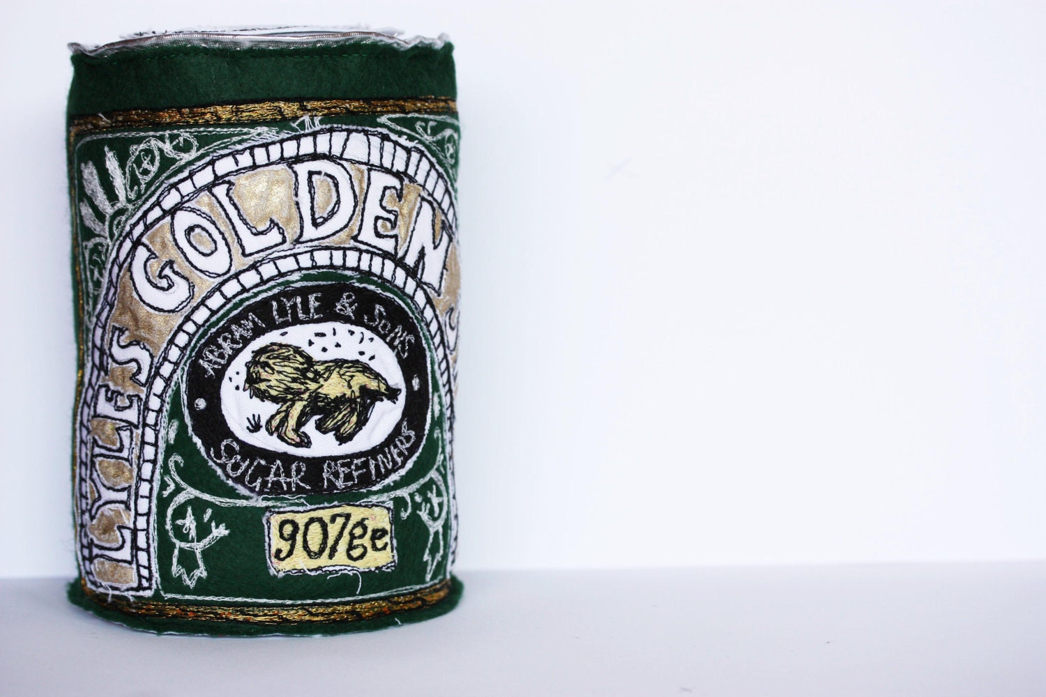 Lyle's Golden Syrup- Textile Soft Sculpture