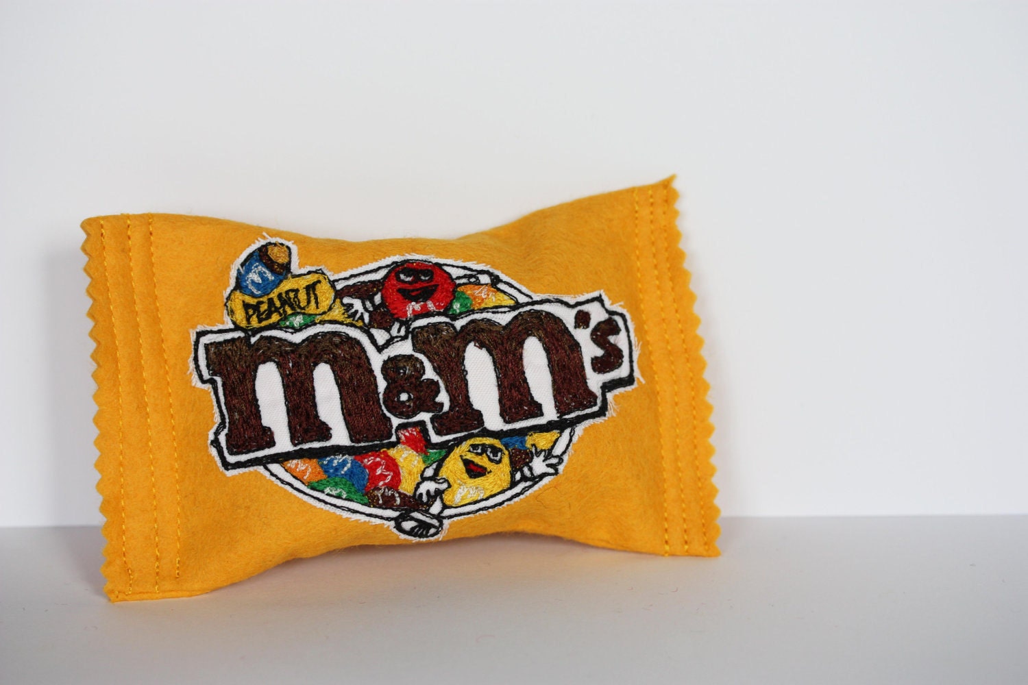 Peanut M&M's- Textile Soft Sculpture