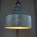 Upcycled Vintage Farm Funnel Pendant Light