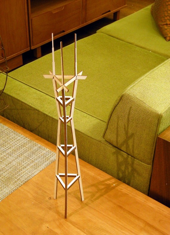 Sutro Tower Model in Birch Plywood