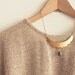 Statement Necklace : Scallop Bib Collar Necklace with Pyrite Drop, Gifts for her