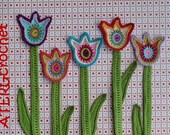 Crochet pattern tulip by ATERGcrochet