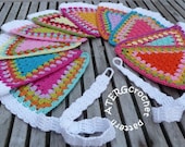 Crochet pattern garland by ATERGcrochet