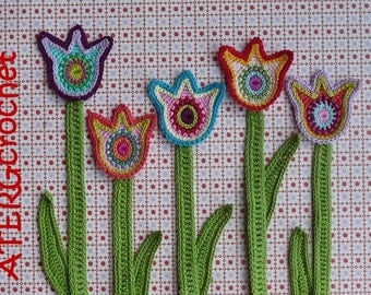 crochet tulip on Etsy, a global handmade and vintage marketplace.