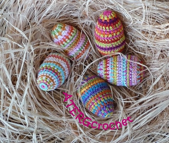 Crochet pattern Easter egg by ATERGcrochet