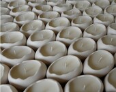Porcelain Egg Votive Soy Candles, One Dozen Eggs