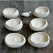 Porcelain Egg Candles, Set of 6 Soy Votives with Bird