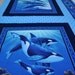 SALE - Whale Pillow Panels