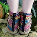 Vegan Isadora Gladiator Sandals, Shoes In Nepali Embroidered Bright Mix