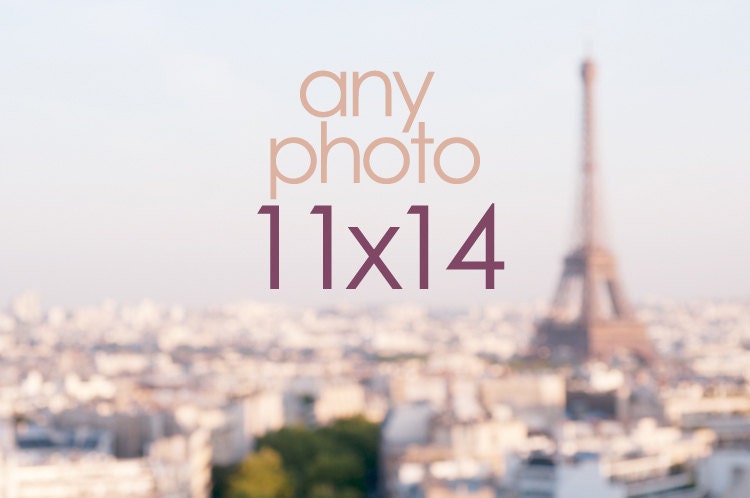 Any 11 x 14 Photograph, Wall Decor, Paris, France, Travel, Home Decor, Large Photo