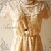 Valentine SALE - Amor Vintage Inspired- In the Garden- Whimsical Lace Dress Little Open Back -XS and S-
