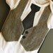 Baby Boy Gray & Black Faux Vest Tie Suit Onesie Bodysuit Long sleeve short sleeve 3 6 9 12 18 24 month