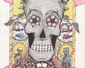 Dia De Los Muertos 8.5x11 print