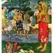1958 vintage art print Ia Orana Maria by French painter Paul Gauguin - frame it or use it in a project