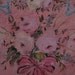 RESERVED Iyori65 June 7th Victorian fireplace screen shabby chic pink roses