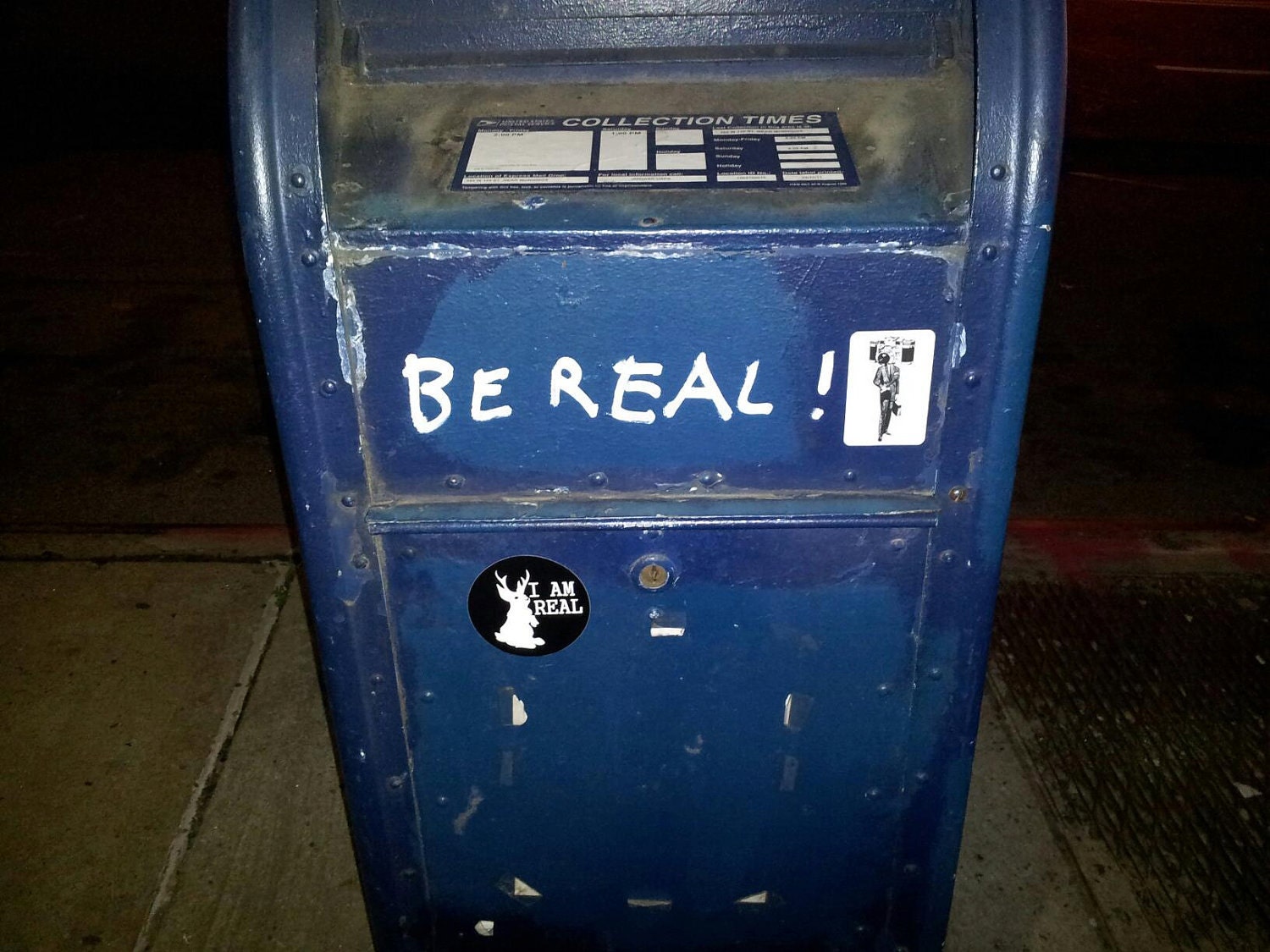 I AM REAL 3.5" vinyl sticker