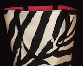 Items similar to SALE Car Trash Bag Hot Pink Zebra by GreenGoose on