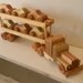 Wooden Toy Truck Handmade 18 Wheeler Car Carrier Truck