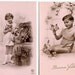 Reserved for Lauren Vintage French Charming Noyer Postcards Children And Flowers