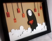Spirited Away No Face Shadowbox - Made To Order