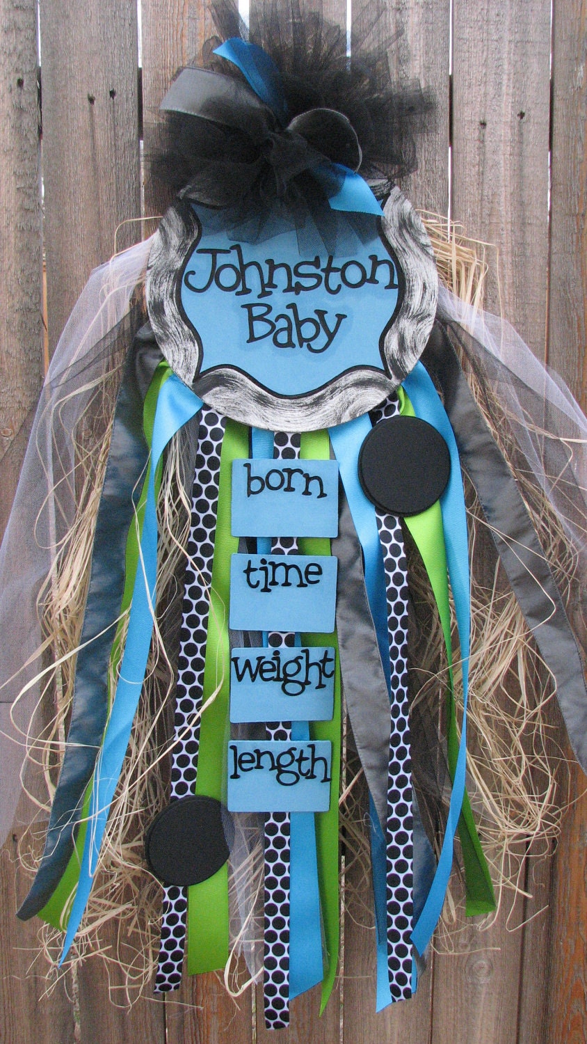 Hospital/Announcement Baby Door Hanger