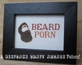 PATTERN - Beard Porn - cross stitch