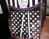 Favor Bag Labels and Inserts: Princess Party by Cakewalk