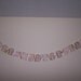 Happy Anniversary Banner Golden Gold Pink 50th Wedding Party Reception Decor