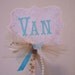 Anniversary Centerpiece Gold Golden 50th Large Picks Aqua Cream Decor Table