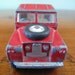 Vintage 1959 Red Corgi Toy Land Rover 109" W.B., Made in Great Britain