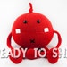 SALE--Hand knit Stuffed Monster: Presley the Amigurumi Monster
