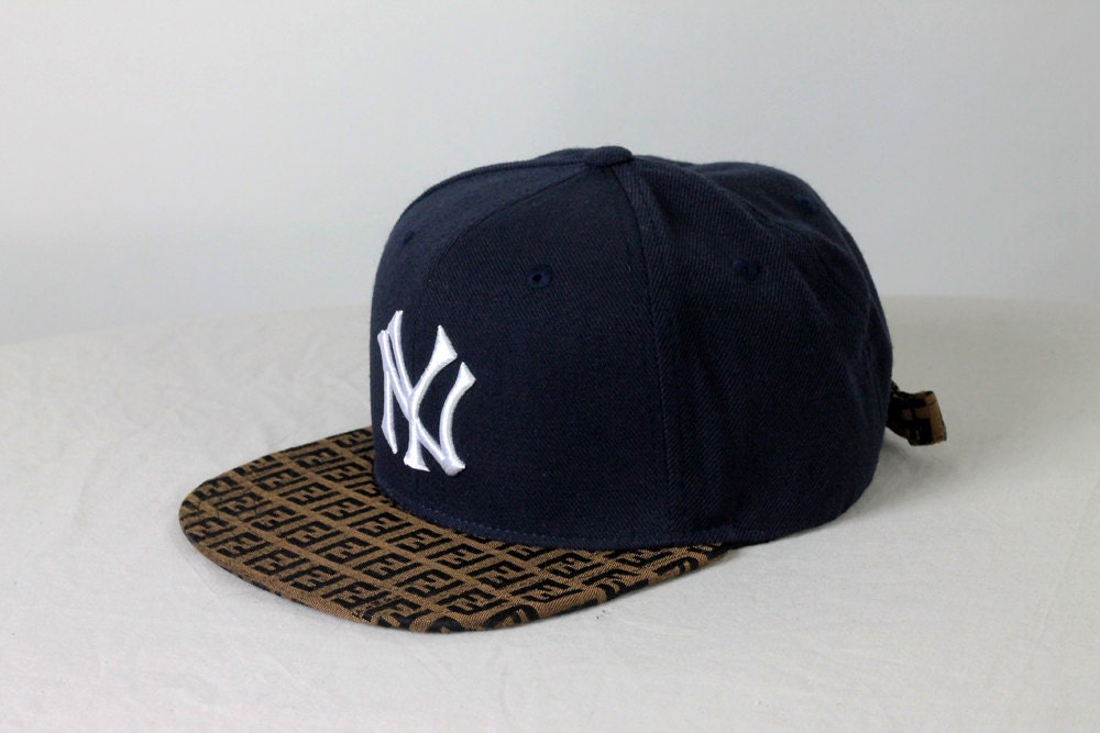 Fendi New York Yankees Strapback -- Custom Made Hat