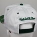 Custom New York Jets Snapback -- White Hat with Leaf Fabric "Get Lifted"