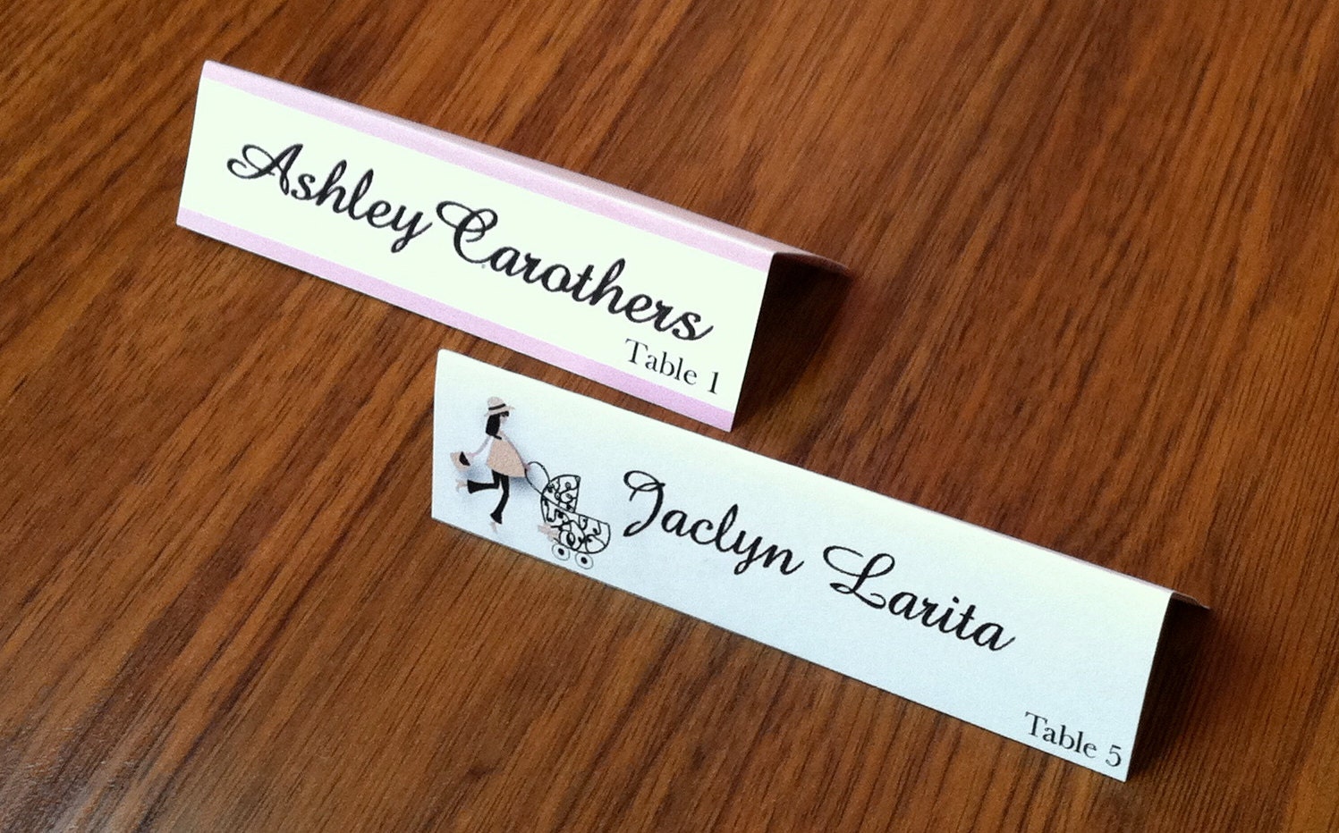 Place Cards for Baby Showers or any event
